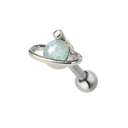 Planet HL Ohr Piercing 18K Vergoldet