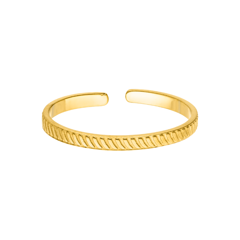 Popular Simple Ring 14K Vergoldet
