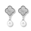 Precious Golden Lucky Leaf Pearl Ohrstecker 14K Vergoldet