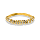 Precious Pave Ring 18K Vergoldung