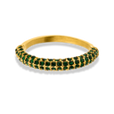 Precious Pave Ring 18K Vergoldung