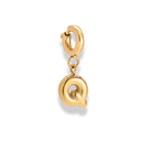 Bubble Letter Charm 14K Vergoldet