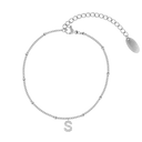 Simple Letter Armband 14K Vergoldet