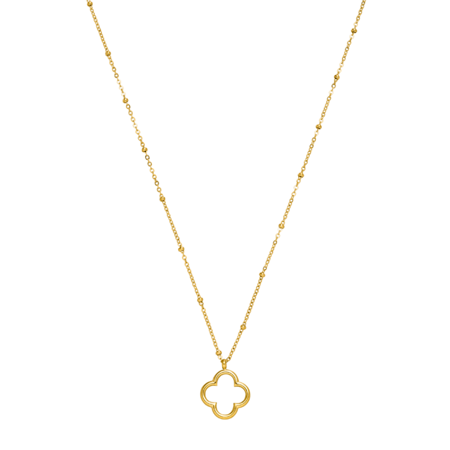 Simple Lucky Leaf Kette 14K Vergoldet HILIFE