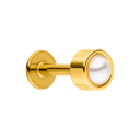 Pearl Labret Piercing - Titan