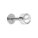 Pearl Labret Piercing - Titan