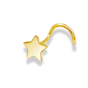 Simple Star Nose Piercing - Titanium