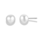 Simple Pearl Ohrstecker 14K Vergoldet