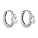 Simple Teardrop Huggie Earrings 14K Gold Plated