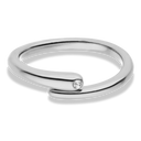 Single Snake Eye Ring 14K Vergoldet