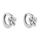 Spring Flower Huggie Earrings 14K Gold Plated