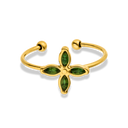 Spring Flower Ring 18K Vergoldet