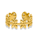 Sweet Paradise Flower Ring 14K Vergoldet