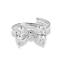 Teardrop Bow Ring 14K Vergoldet