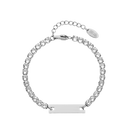 Tennis Gravur Armband 14K Vergoldet