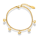 Tiny Golden Sea Shell Armband 14K Vergoldet