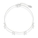 Tiny Ribbon Fußkette 14K Vergoldet