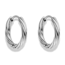 Twisted Huggie Ohrringe 14K Vergoldet