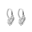 Victoria Crystal Huggie Earrings 18K Gold Plated