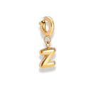 Bubble Letter Charm 14K Vergoldet