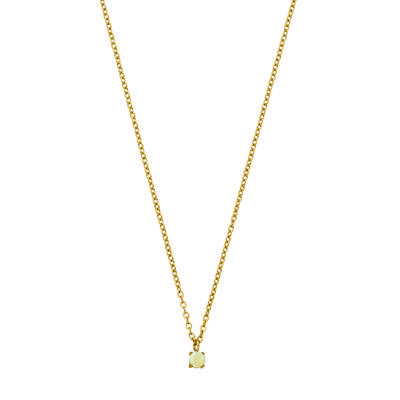 Elegance Birthstone Necklace 14K Gold Plated