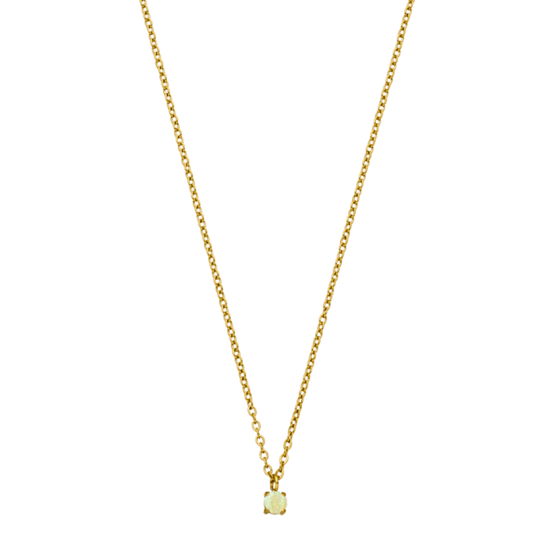 Elegance Birthstone Necklace 14K Gold Plated