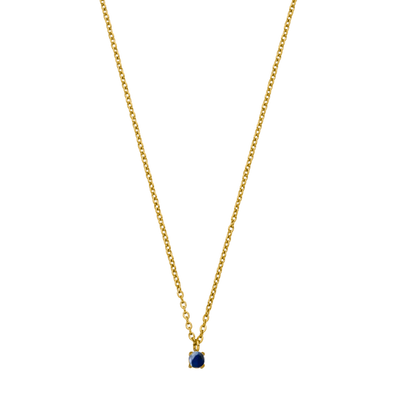 Elegance Birthstone Kette 14K Vergoldet