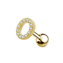 Letter Ohr Piercing Gold