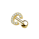 Letter Ohr Piercing Gold