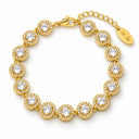 Crystal Elegance Schmuck Set 14K Vergoldet