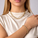 Crystal Elegance Schmuck Set 14K Vergoldet