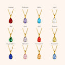 Eternal Birthstone Necklace 18K Gold Plated