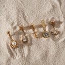 Sweet Pearl Belly Piercing 18K Vergoldet