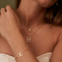 Pave Lotus Set 18K Vergoldet