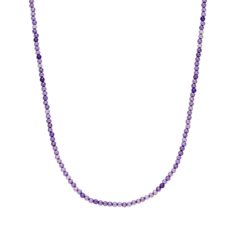 Amethyst Necklace 14K Gold Plated