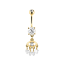 Ancient Eye Belly Button Ring