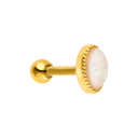 Antique Moonstone Ear Piercing 18K Gold Plated