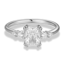 Baguette Glow Ring 14K Vergoldet