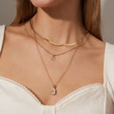 Eternal Birthstone Necklace 18K Gold Plated