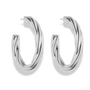 Bold Twisted Meltdown Ohrstecker 14K Vergoldet