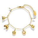 Bubble Amour Armband 14K Vergoldet