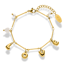 Bubble Love Bracelet 14K Gold Plated