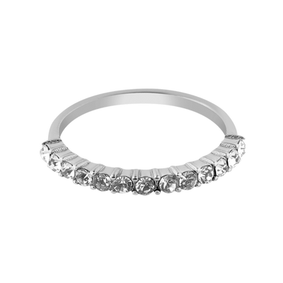 Calm Crystal Pave Ring