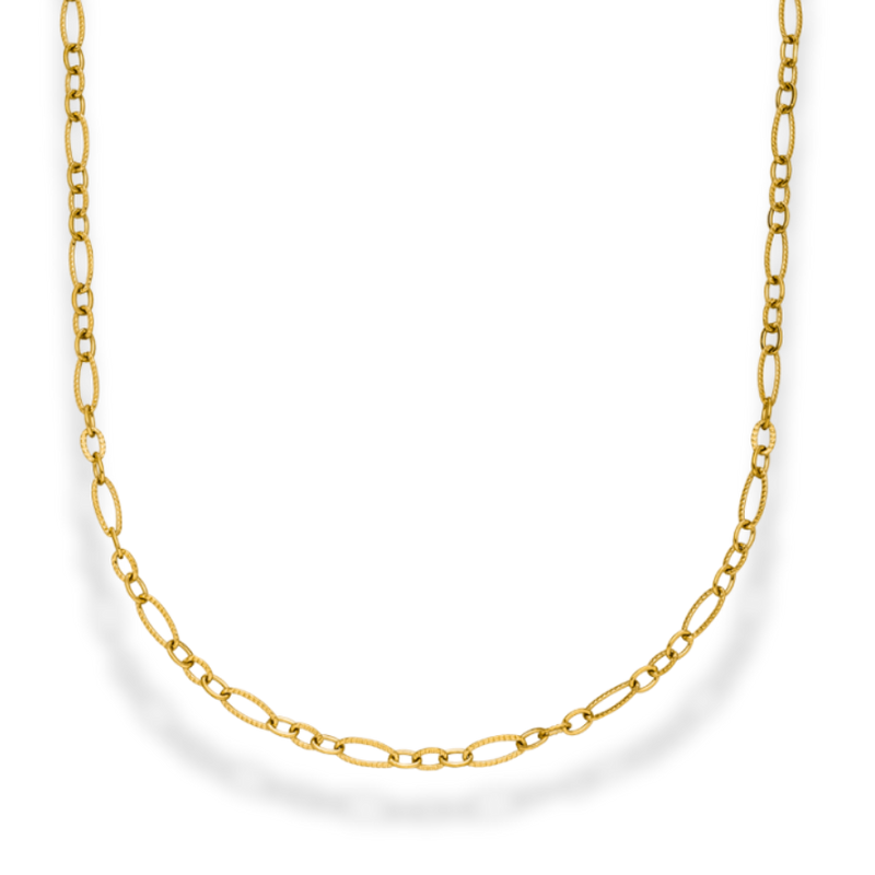 Calm Aura Charm Necklace 14K Gold Plated