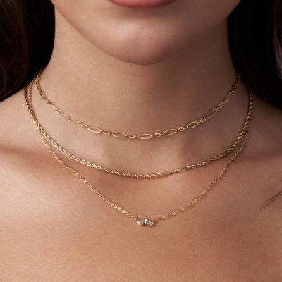 Calm Crystal Lotus Necklace