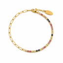 Tiny Tennis Teresa Armband 18K Vergoldet