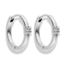 Classic Elegance Huggie Ohrringe 18K Vergoldet