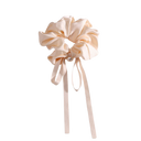 Cream Ribbon Scrunchy