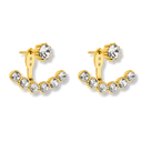 Crystal Arc Ohrstecker 14K Vergoldet
