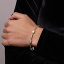 Crystal Baguette Armband 14K Vergoldet